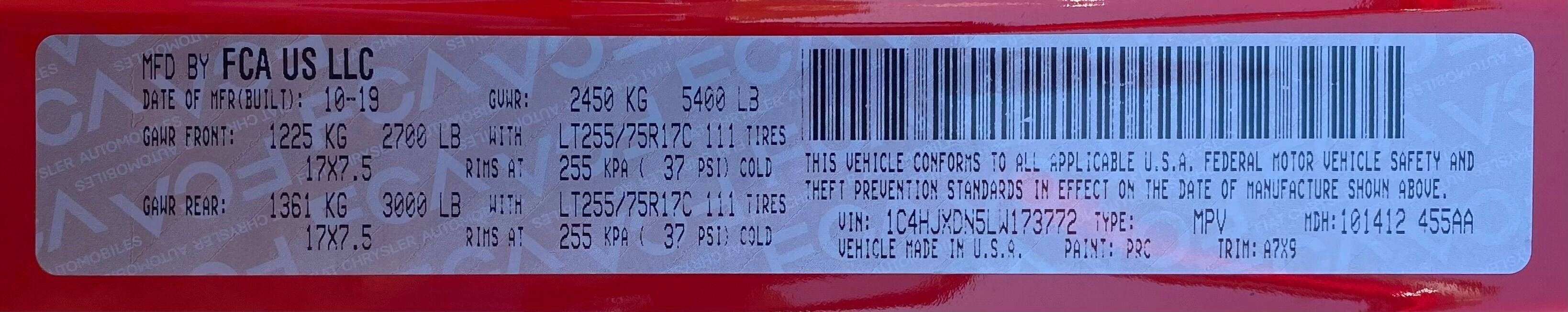 2020 Jeep Wrangler Unlimited Willys