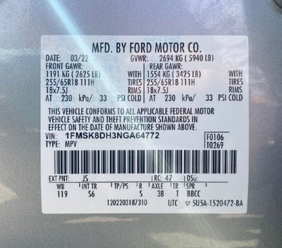 2022 Ford Explorer XLT