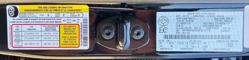 2022 Ford F-150 Platinum