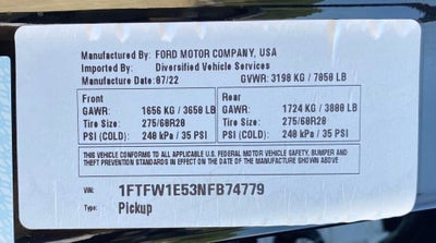 2022 Ford F-150 Platinum