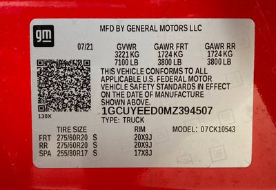 2021 Chevrolet Silverado 1500 RST