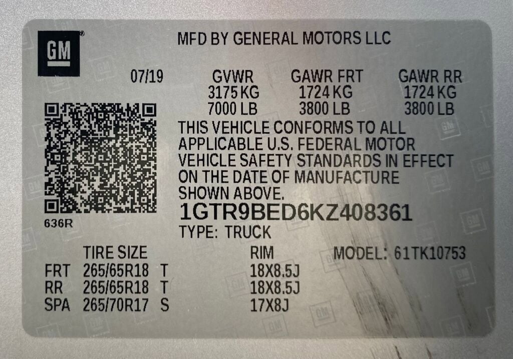 2019 GMC Sierra 1500 SLE