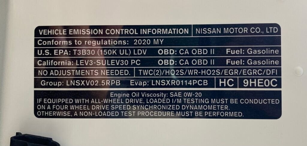 2020 Nissan Altima 25S