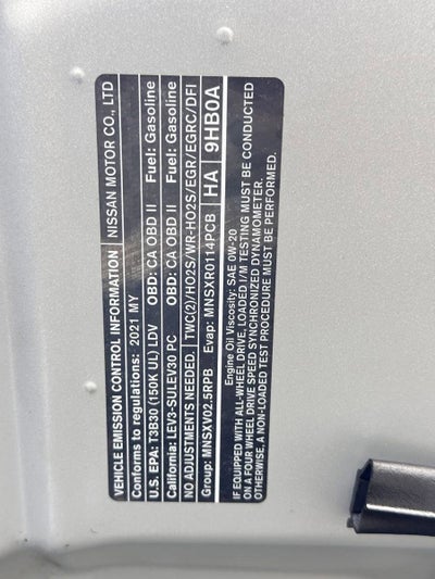 2021 Nissan Altima 2.5 S