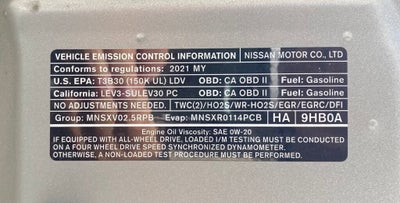 2021 Nissan Altima 2.5 S