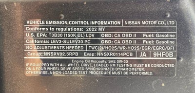 2022 Nissan Altima 2.5 S