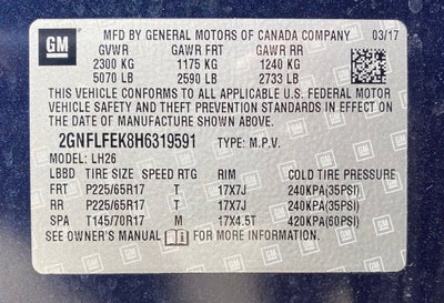 2017 Chevrolet Equinox LT