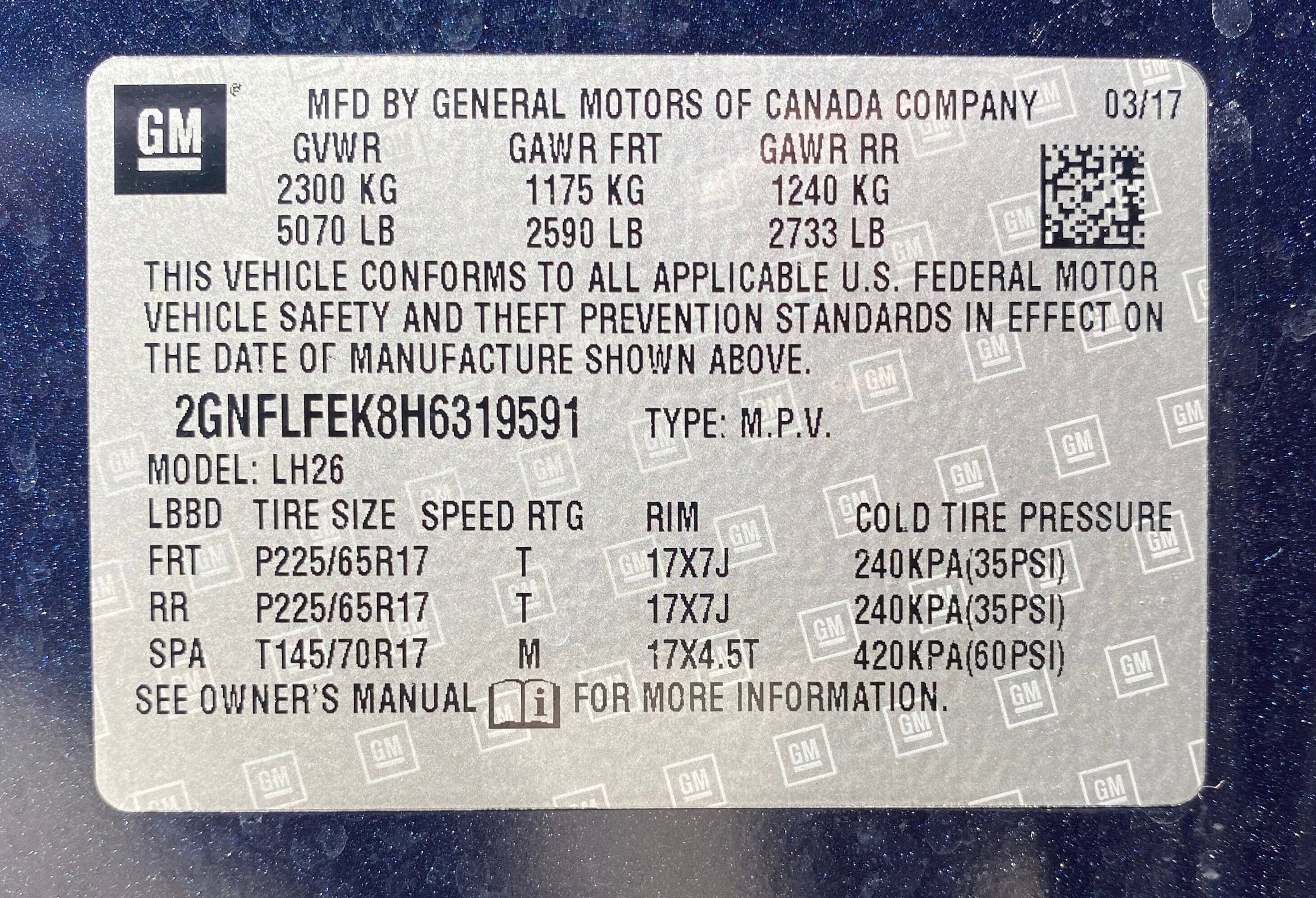 2017 Chevrolet Equinox LT