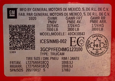 2021 Chevrolet Silverado 1500 LT Trail Boss