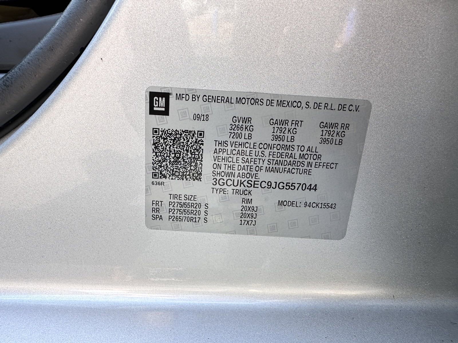 2018 Chevrolet Silverado 1500 LTZ