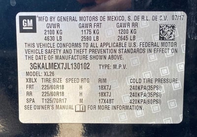 2018 GMC Terrain SLE