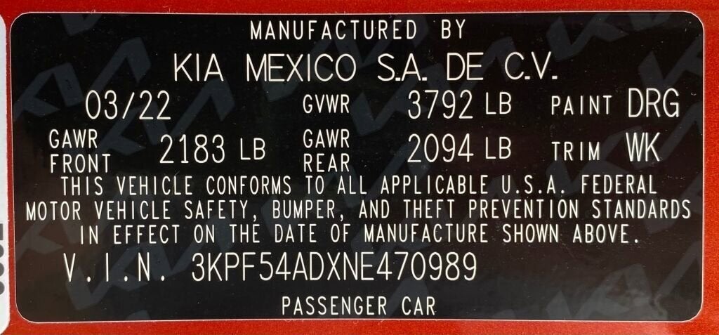 2022 Kia Forte GT-Line