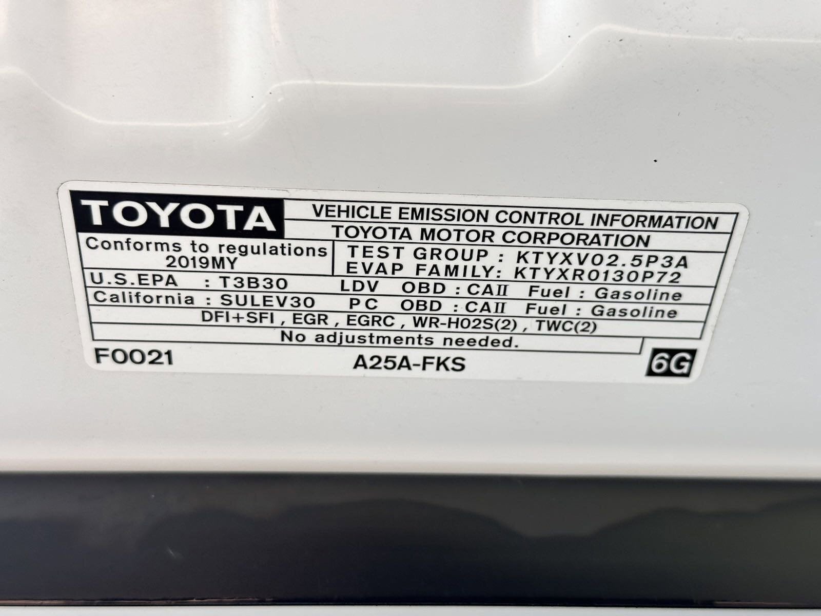 2019 Toyota Camry LE