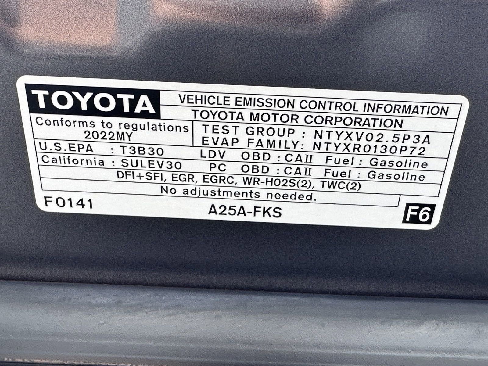 2022 Toyota Camry LE