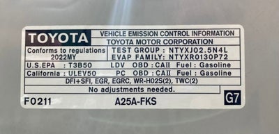 2022 Toyota Camry Base