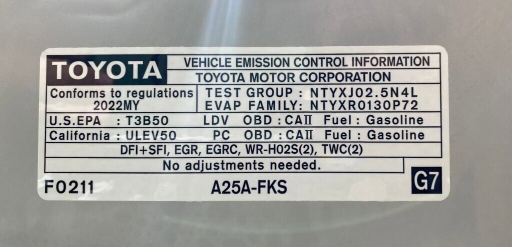 2022 Toyota Camry Base