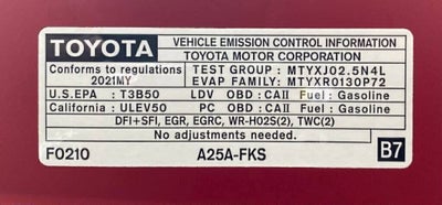 2021 Toyota Camry Base