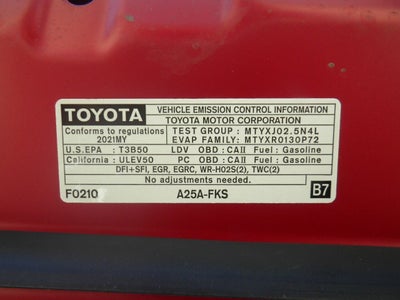 2021 Toyota Camry Base