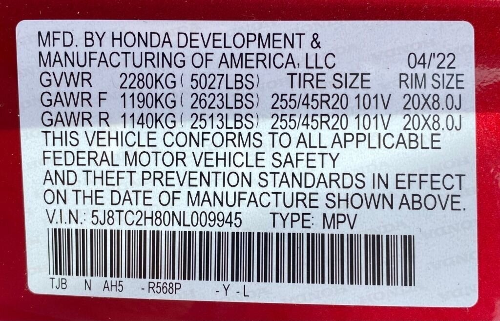 2022 Acura RDX Base