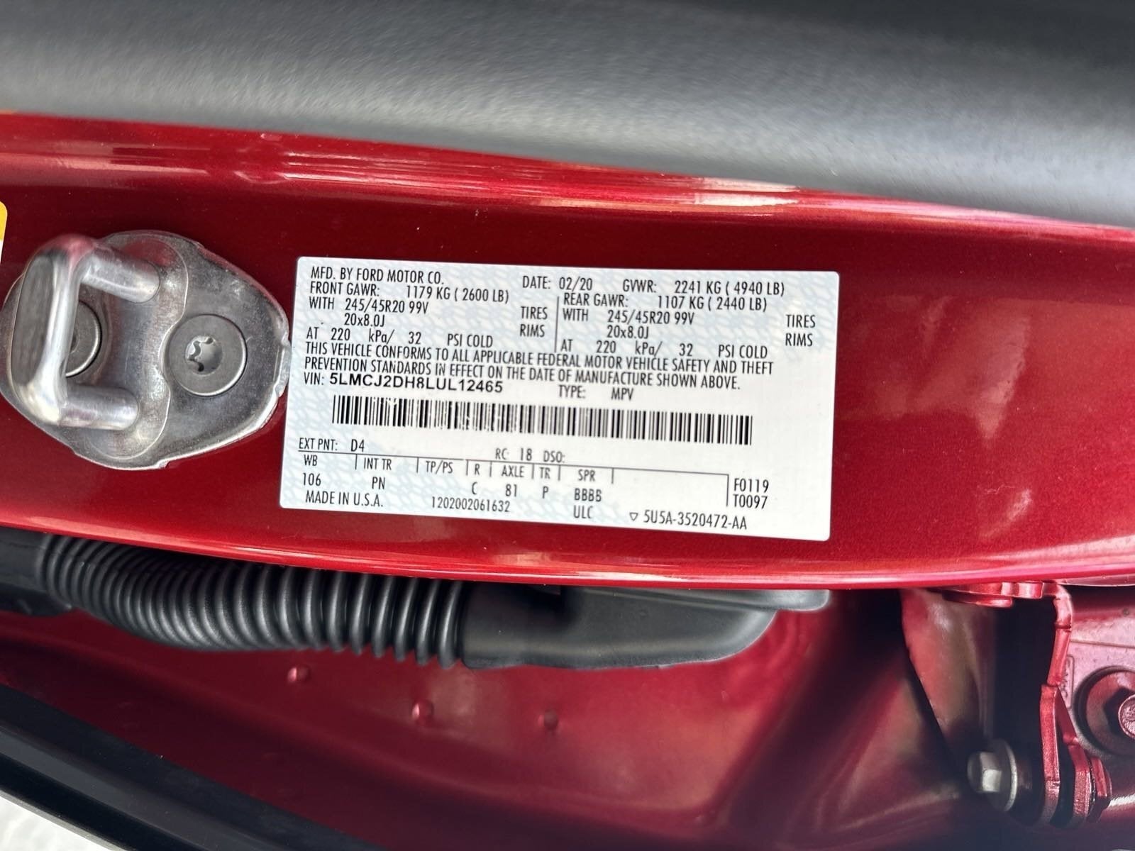 2020 Lincoln Corsair Reserve