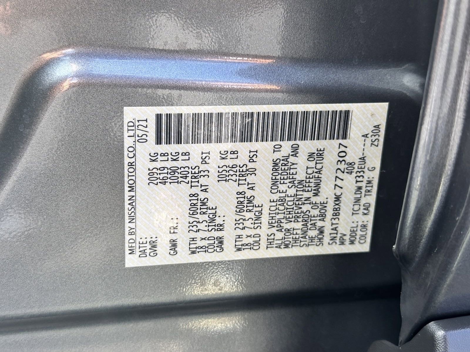 2021 Nissan Rogue SV