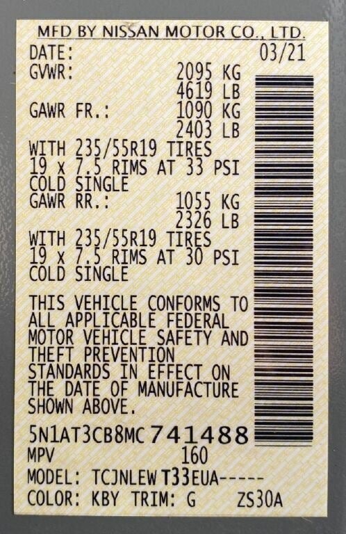 2021 Nissan Rogue SL