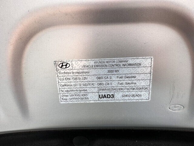 2020 Hyundai ELANTRA Base