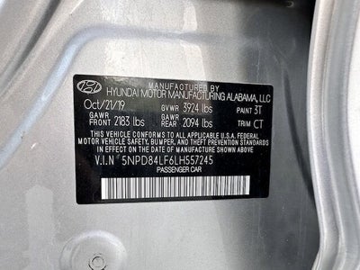 2020 Hyundai ELANTRA Base