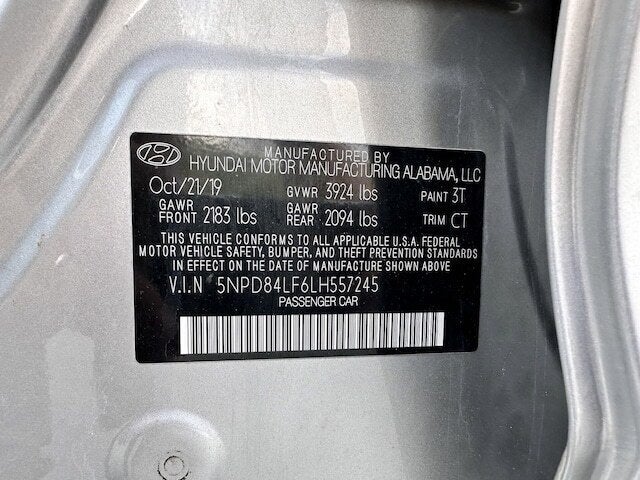 2020 Hyundai ELANTRA Base