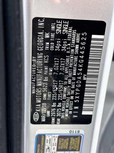 2019 Kia Sorento LX V6