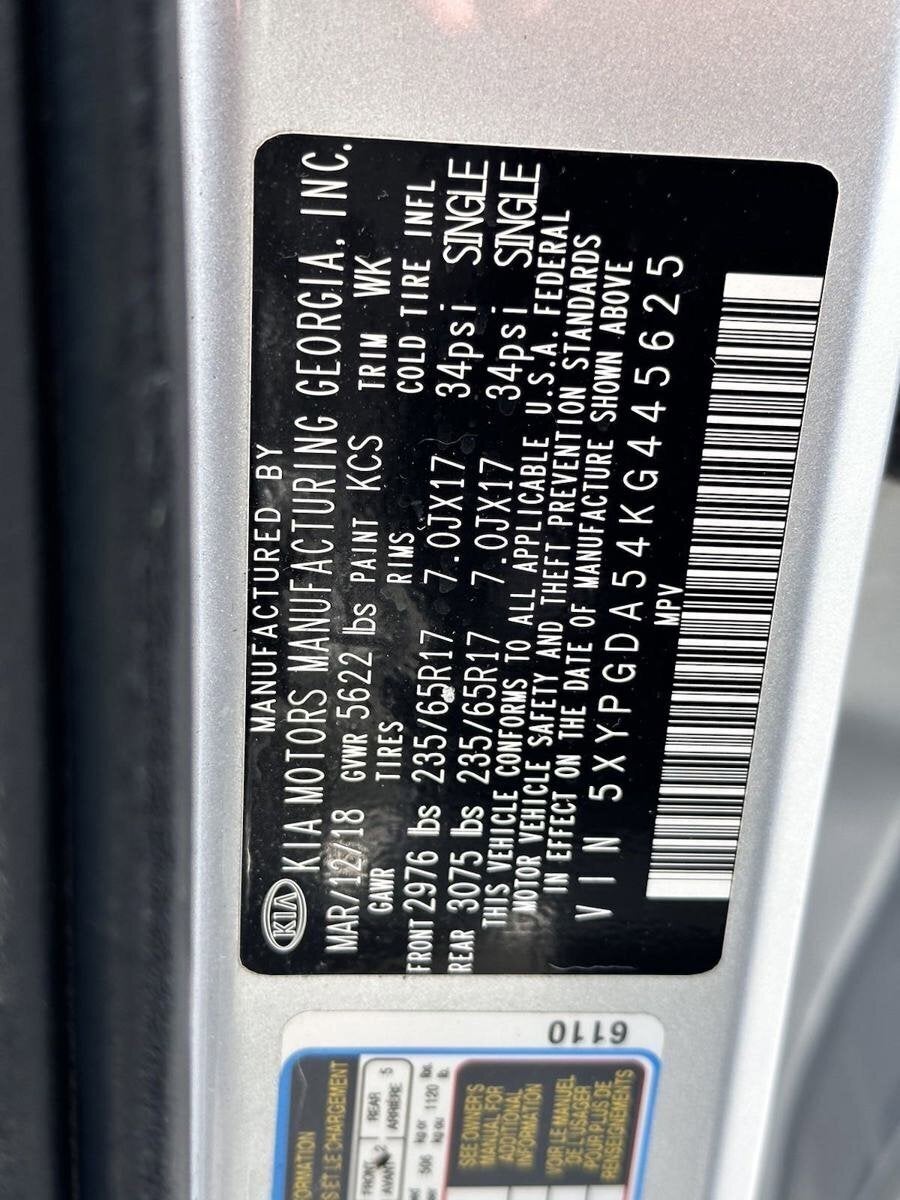 2019 Kia Sorento LX V6