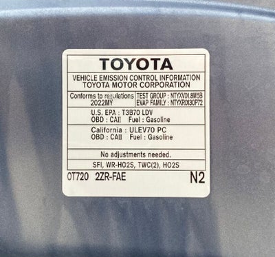 2022 Toyota Corolla LE