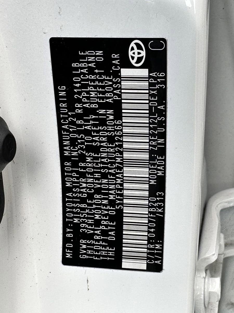 2021 Toyota Corolla LE