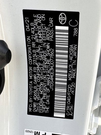 2021 Toyota Corolla SE