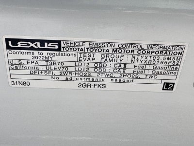 2022 Lexus RX RX 350