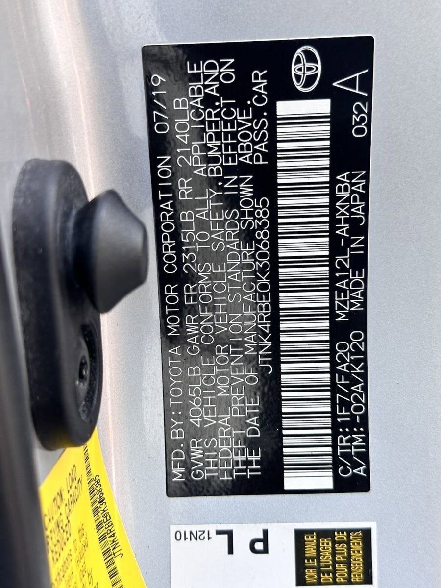 2019 Toyota Corolla Hatchback SE