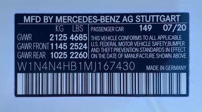 2021 Mercedes-Benz GLA Base